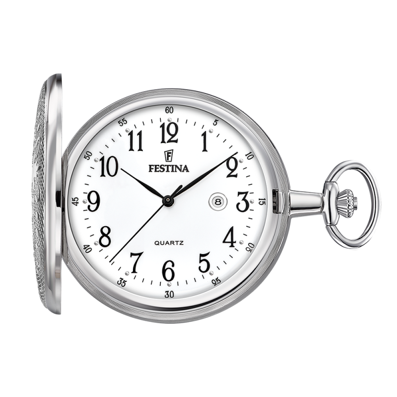 Festina - Montre Gousset Festina Extra F2023/1 acier - Style Vintage Festina - Montre Gousset Festina Extra F2023/1 acier - Style Vintage