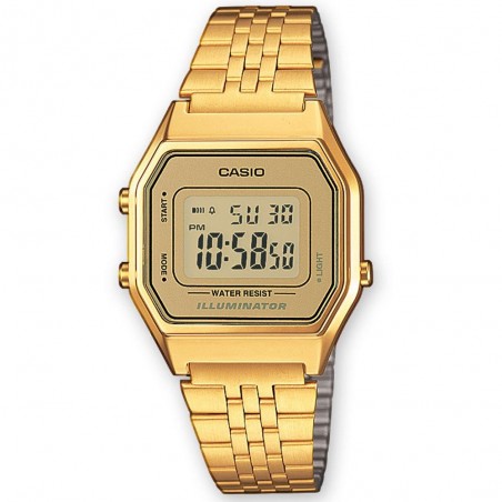 Montre mixte Montre Casio LA680WEGA-9ER Bracelet Acier