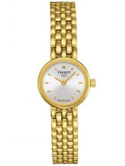 Tissot - Montre Femme Cadran blanc - Bracelet acier PVD doré - Ref T0580093303100