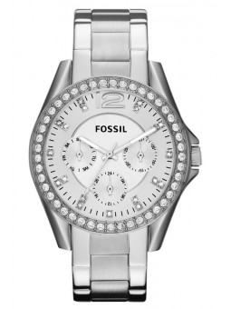 Montre Femme Fossil ES3202 - Collection  Riley style Mode avec acier - Mouvement Quartz - Chronographe