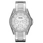 Montre Femme Fossil ES3202 - Collection  Riley style Mode avec acier - Mouvement Quartz - Chronographe