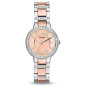 Montre Femme Fossil ES3405 - Collection Truly Gifted Virginia style Mode avec acier - Mouvement Quartz