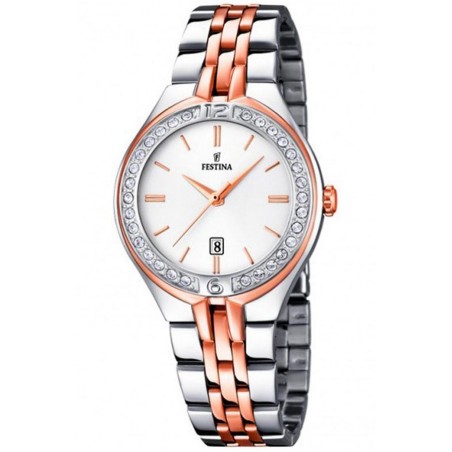 Montre Femme Festina Mademoiselle argent or Rose - F16868/2