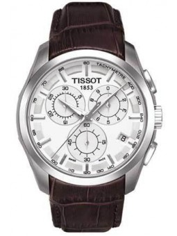 Montre Homme Tissot Couturier Chronograph Blanc - T0356171603100
