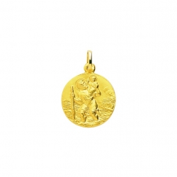 Médaille St-Christophe or jaune 750